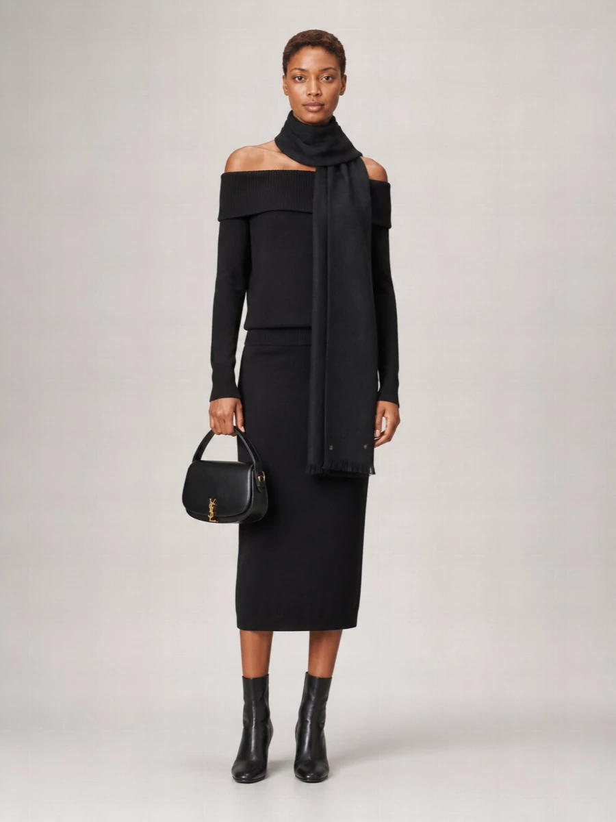 Loulou Studio Cashmere Off-Shoulder Sweater