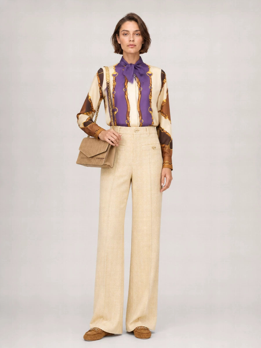 Gucci Silk Twill Scarf