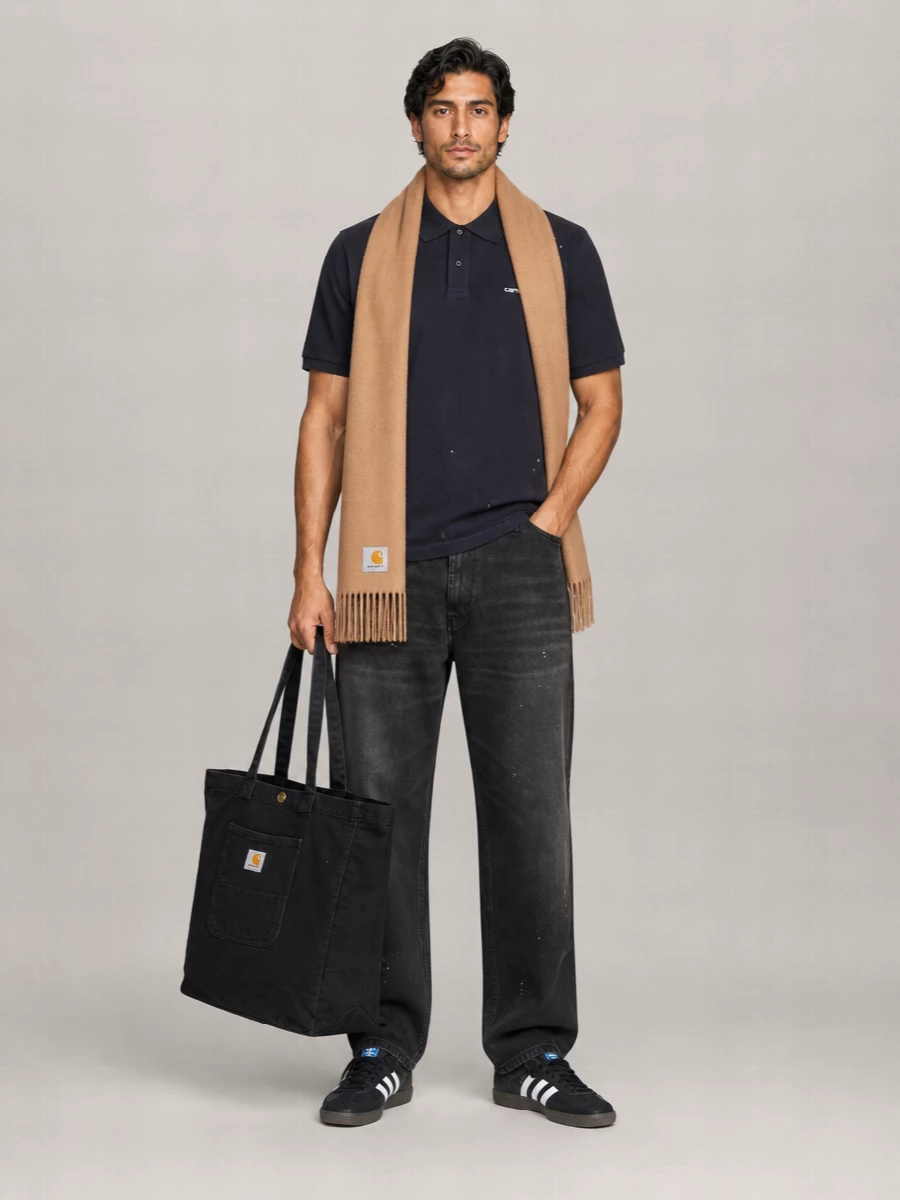 Carhartt Wip Cotton Short-Sleeve Polo Shirt