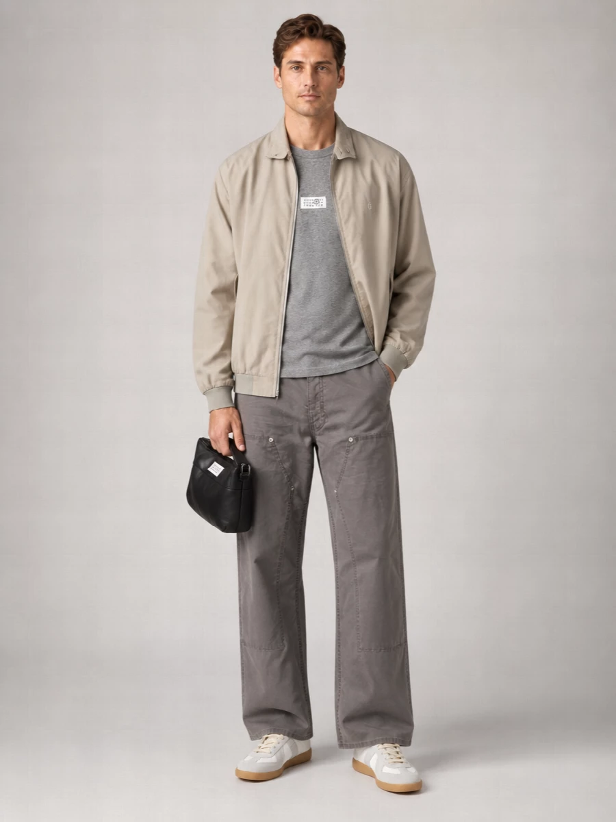 Mm6 Maison Margiela Cotton Bomber Jacket