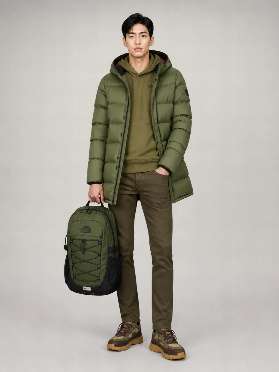 Moose Knuckles Nylon Puffer Coat