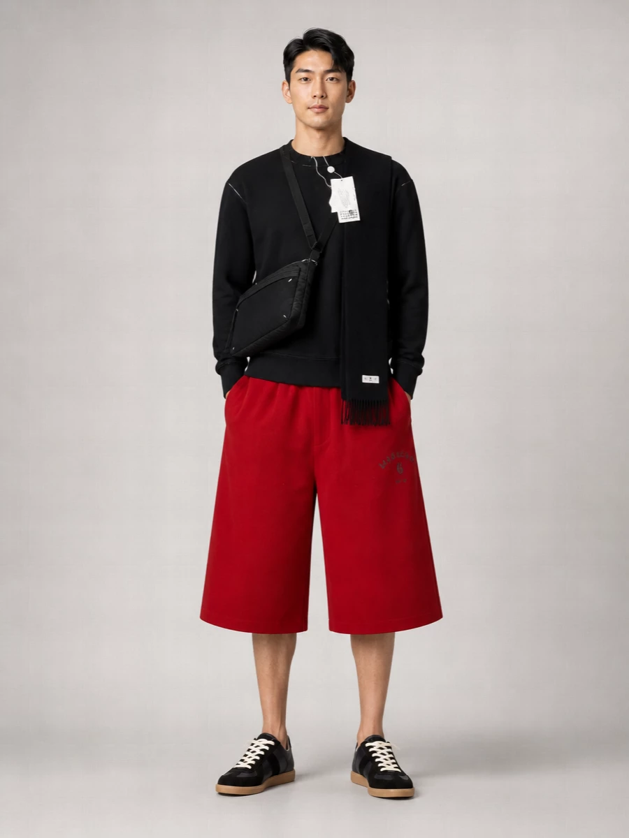 Mm6 Maison Margiela Straight Chino Shorts
