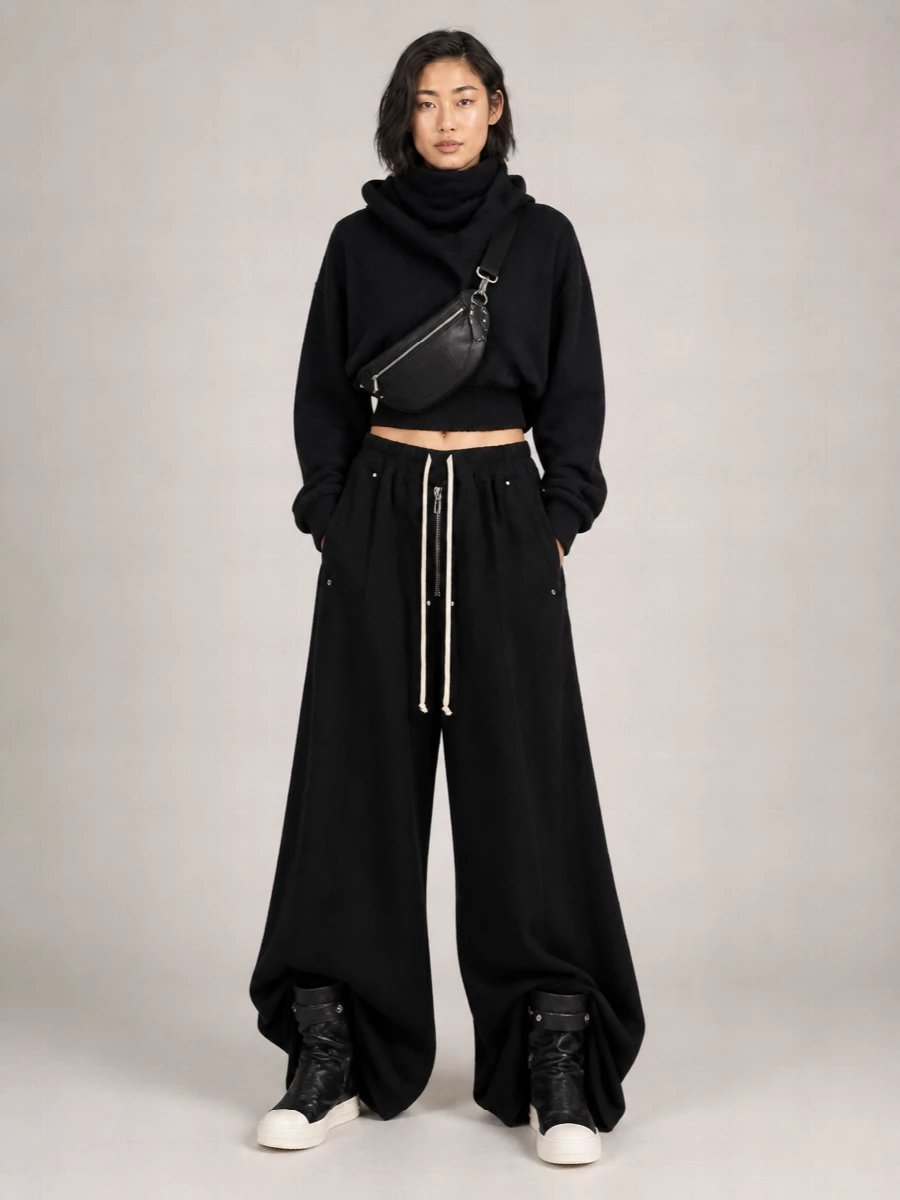 Rick Owens Drkshdw cotton loungewear trousers