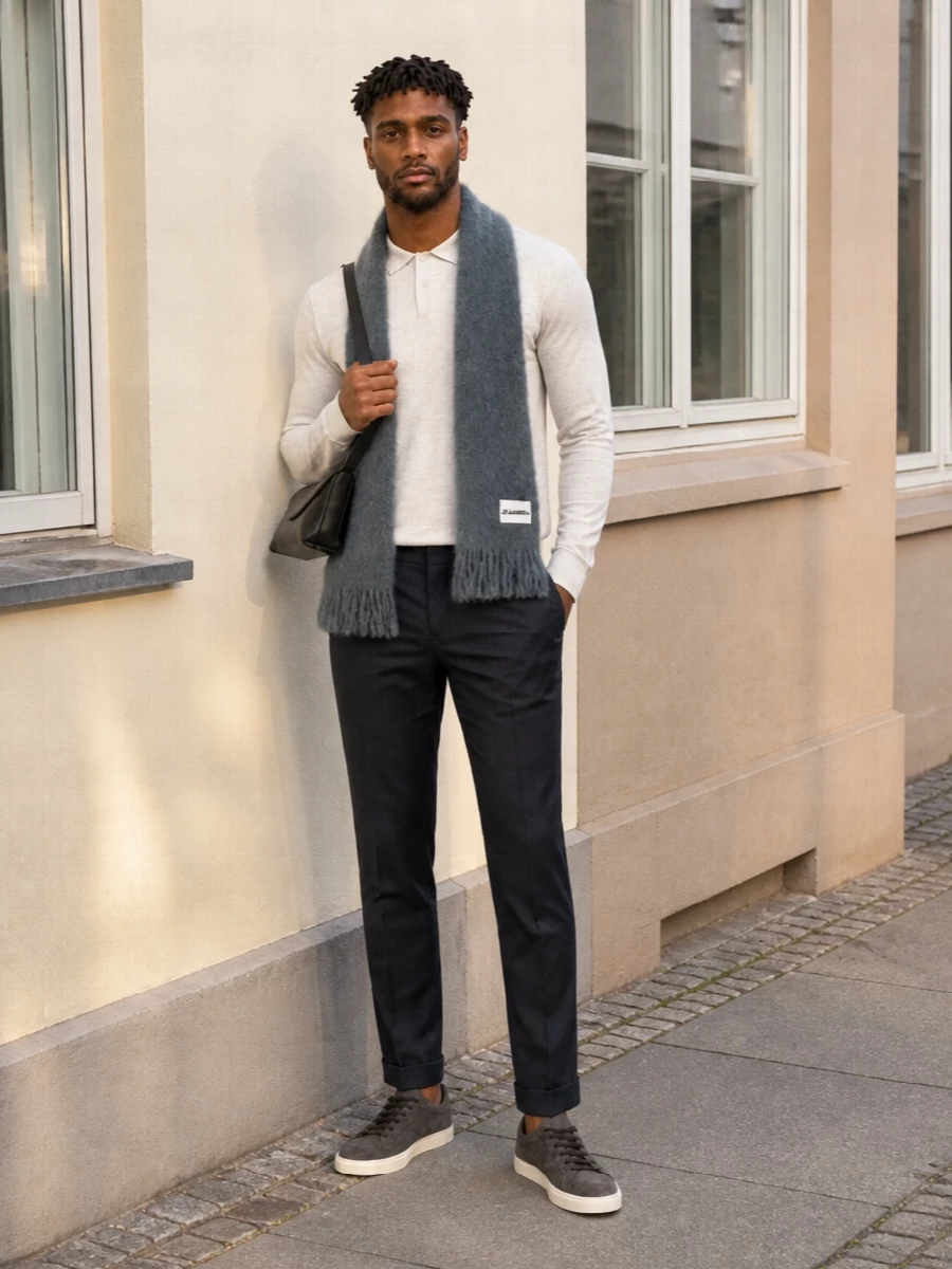 John smedley polo paul smith trousers tods sneakers
