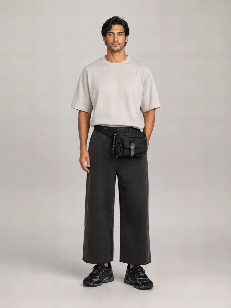 Entire Studios Cotton Wide-Leg Sweatpants