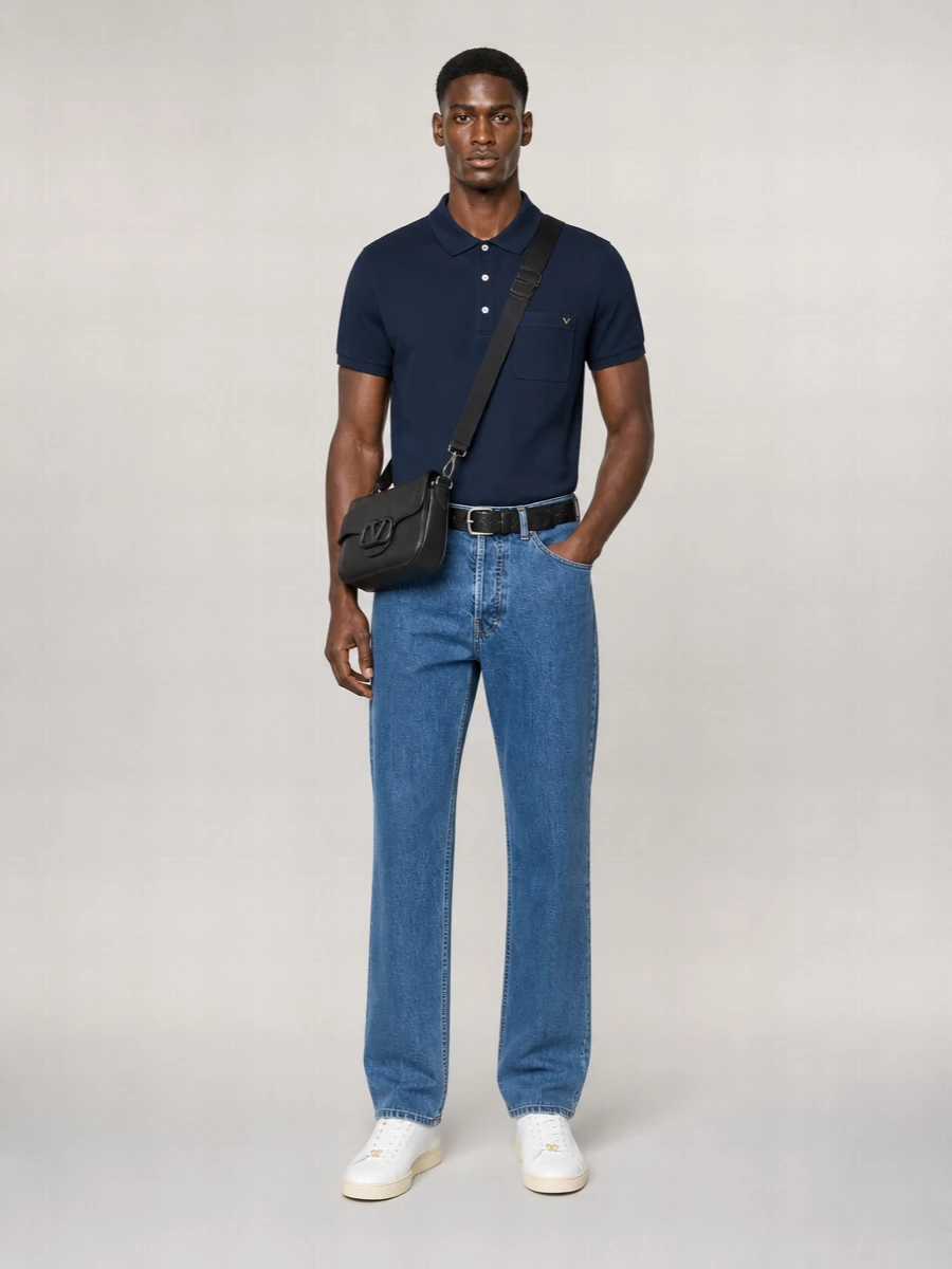 Valentino Straight-Leg Denim Jeans