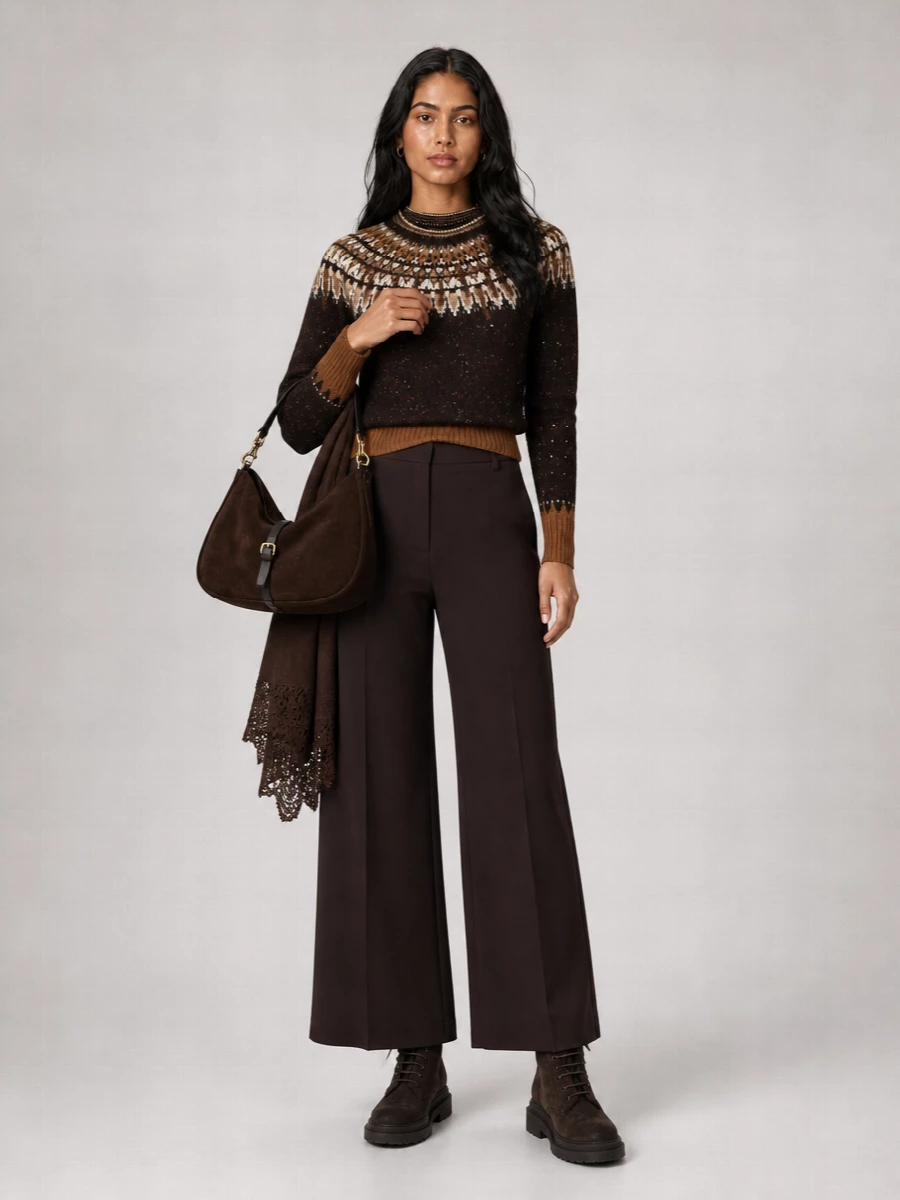 Etro Large Suede Shoulder Bag
