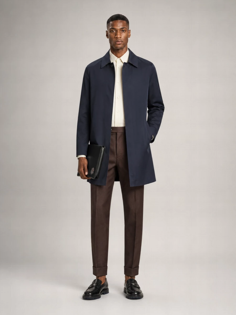 Burberry Cotton Midi Trench Coat