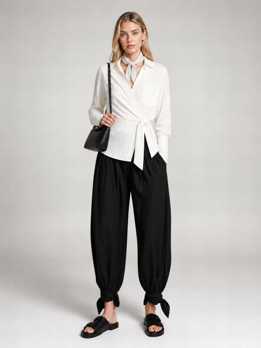 The Andamane Wide-Leg Pants