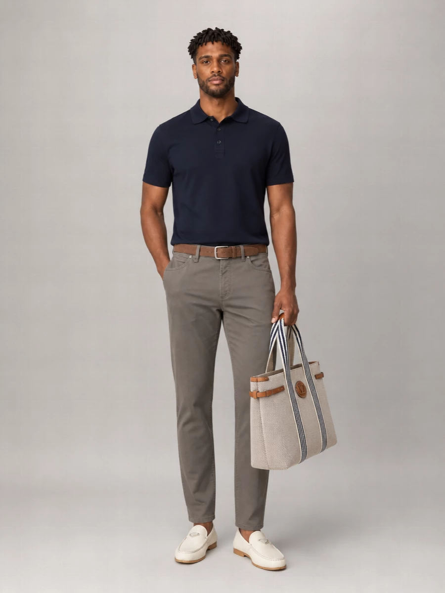 Brioni Cotton Short-Sleeve Polo Shirt
