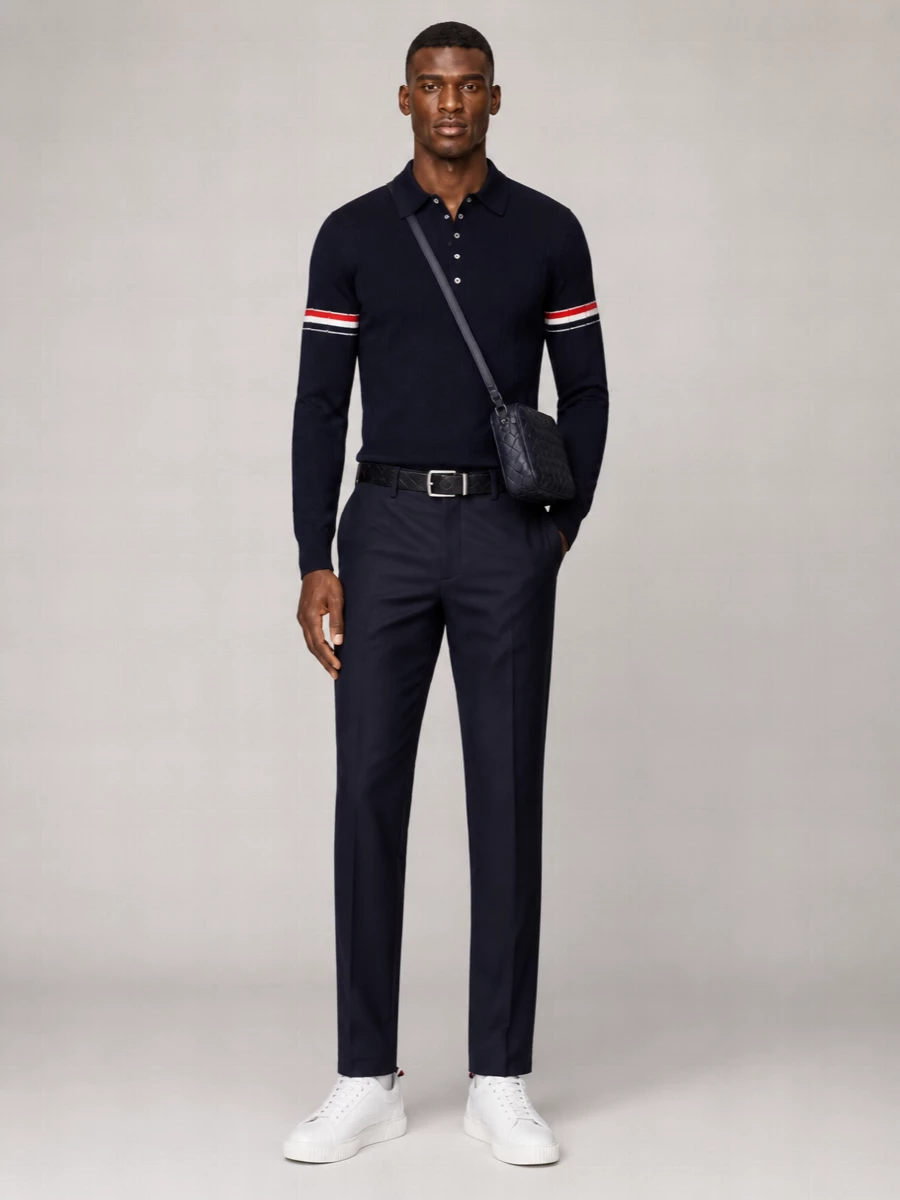 Thom Browne Wool Polo Shirt