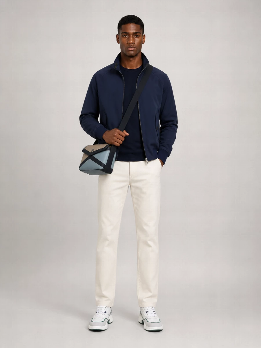 Casablanca Leather Low-Top Sneakers