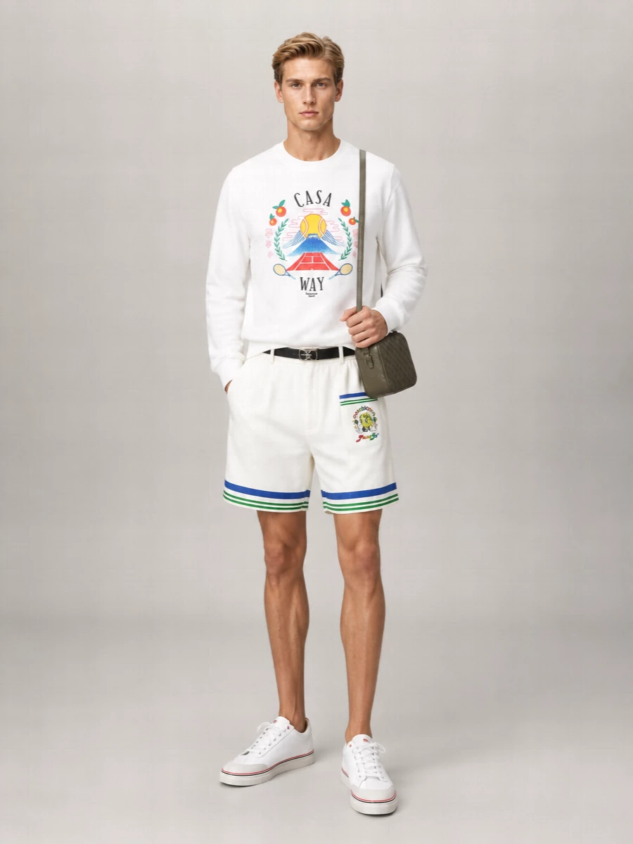 Casablanca Organic Cotton Printed Sweatshirt