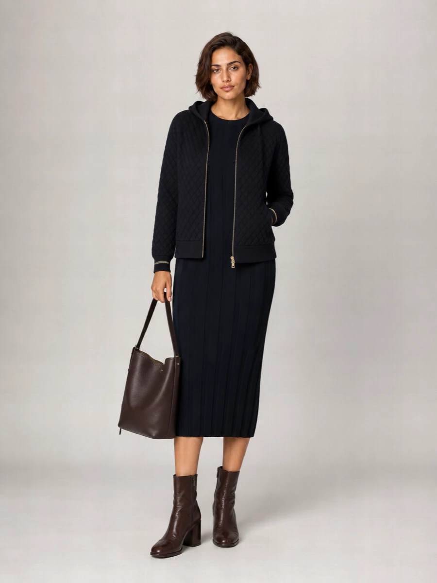 S Max Mara Viscose Blend Sweatshirt Jacket