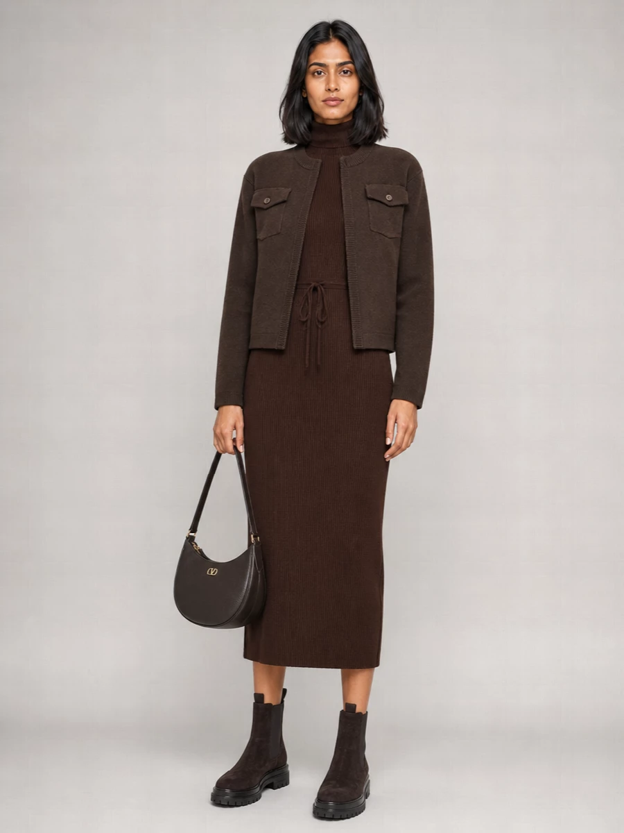 Vince wool fitted cardigan