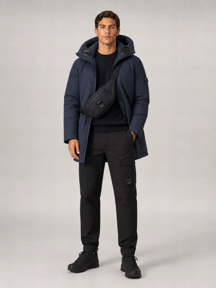 C.p. Company Quilted Hooded Padded Coat