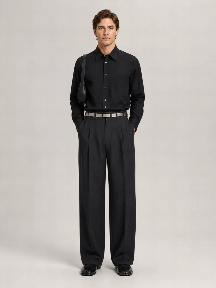 Lemaire Silk Blend Regular Fit Shirt