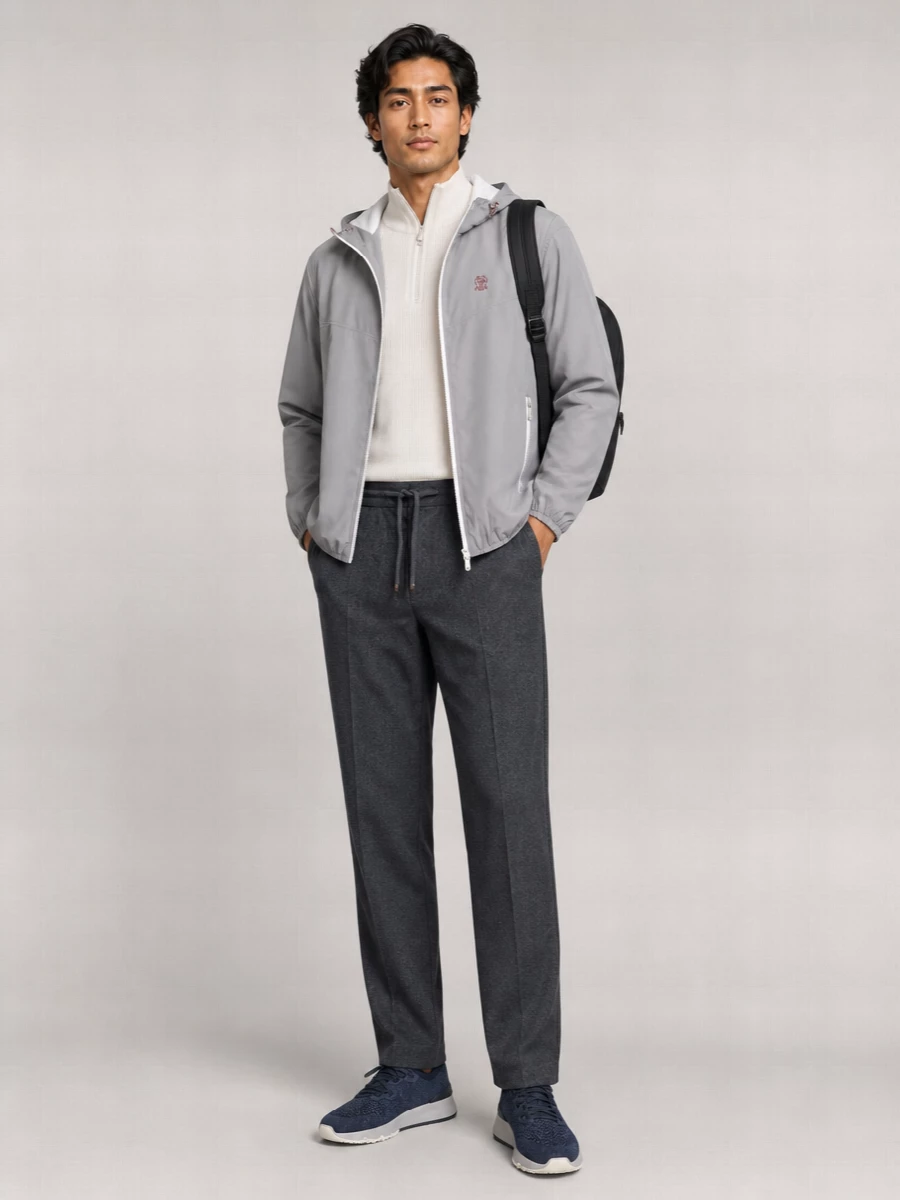 Brunello Cucinelli Cotton Knit Low-Top Sneakers