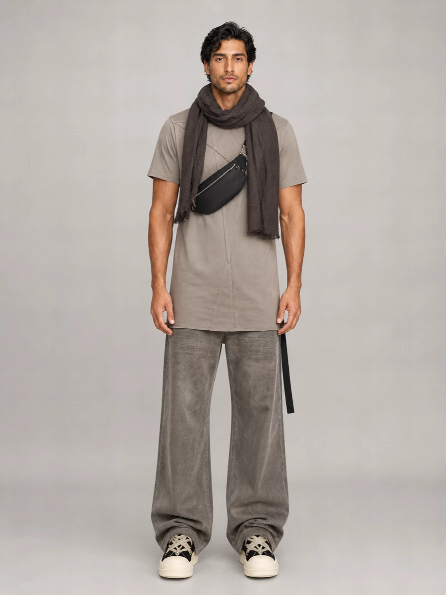 Rick Owens Drkshdw Cotton Jumbo T-Shirt