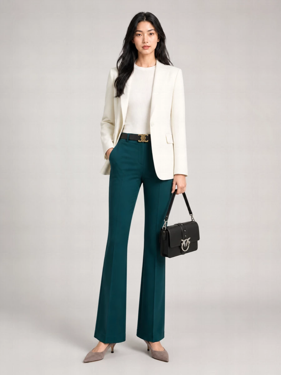 Pinko High-Rise Trousers