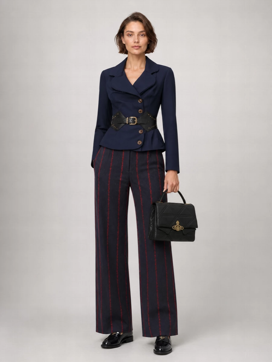 Vivienne Westwood High-Rise Straight-Leg Trousers
