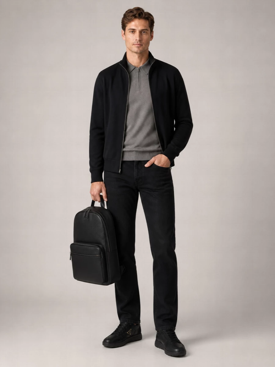 Brioni Wool Bomber Jacket