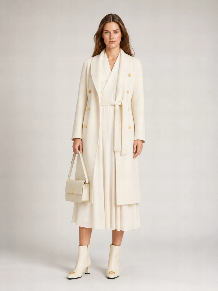 Alberta Ferretti Cashmere Wool Fitted Jacket