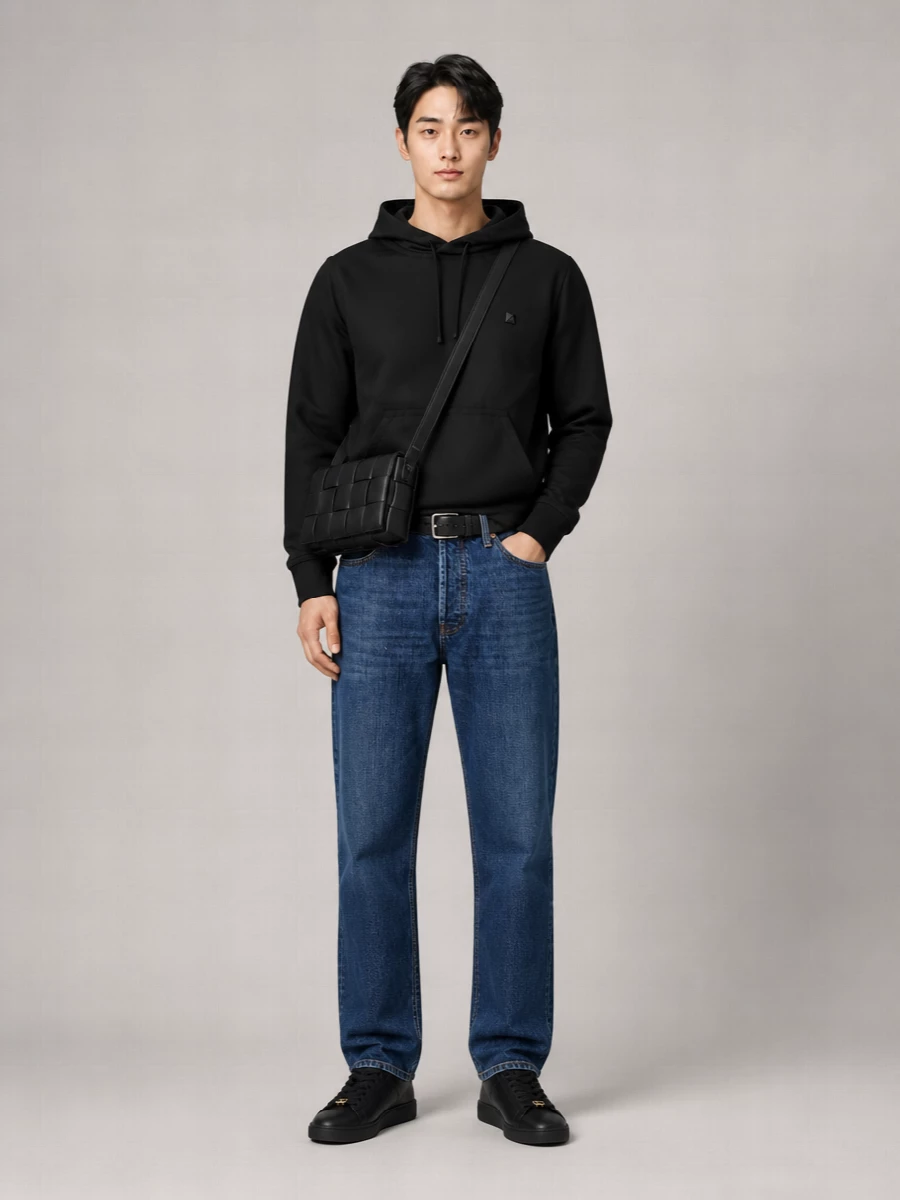 Valentino Garavani Nylon Hooded Sweatshirt