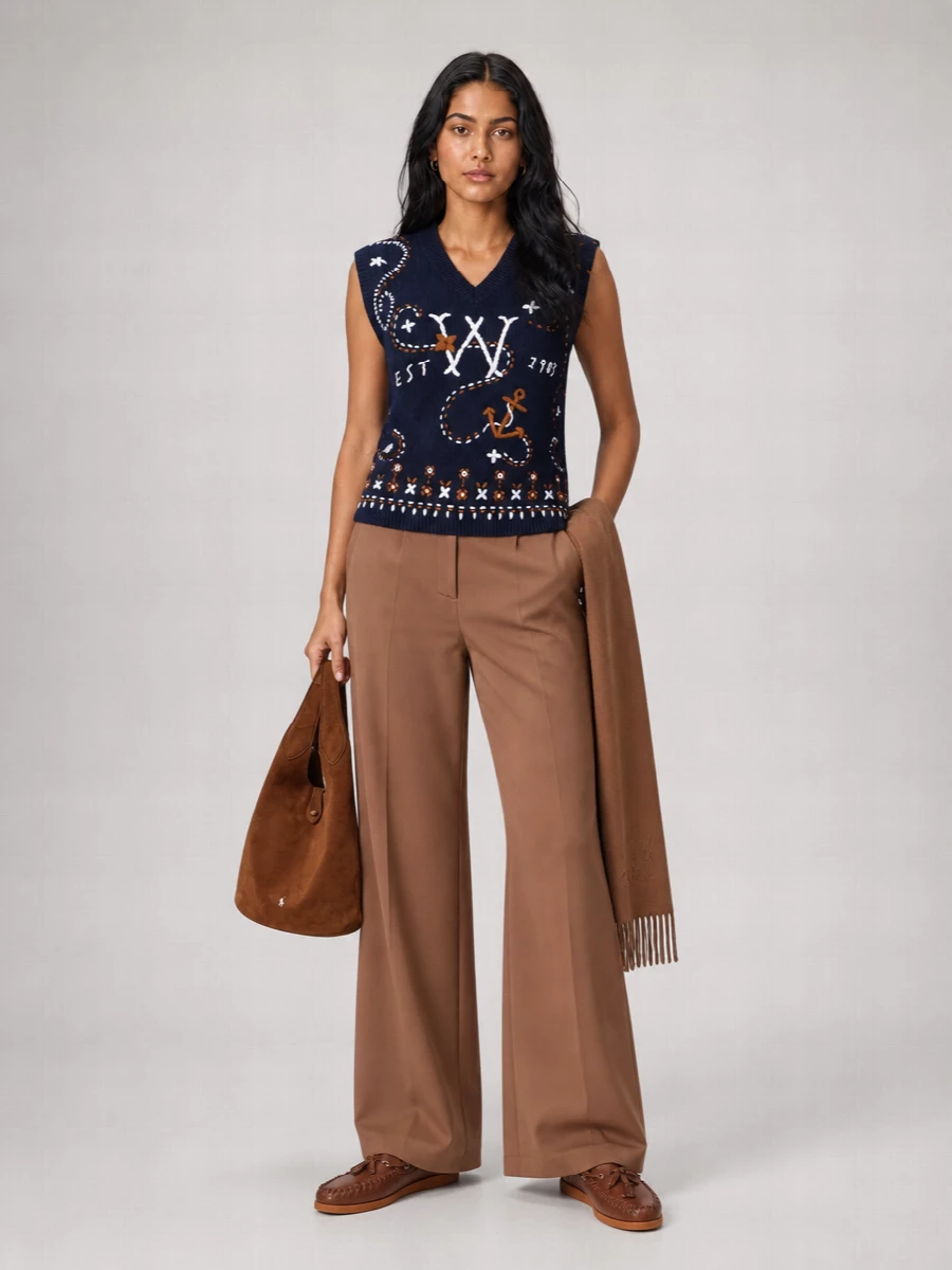 Weekend Max Mara Virgin Wool Sleeveless Sweater