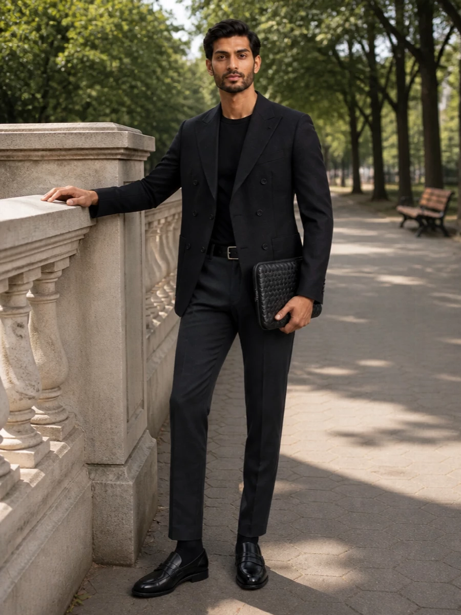 Tagliatore blazer pt torino trousers tods loafers