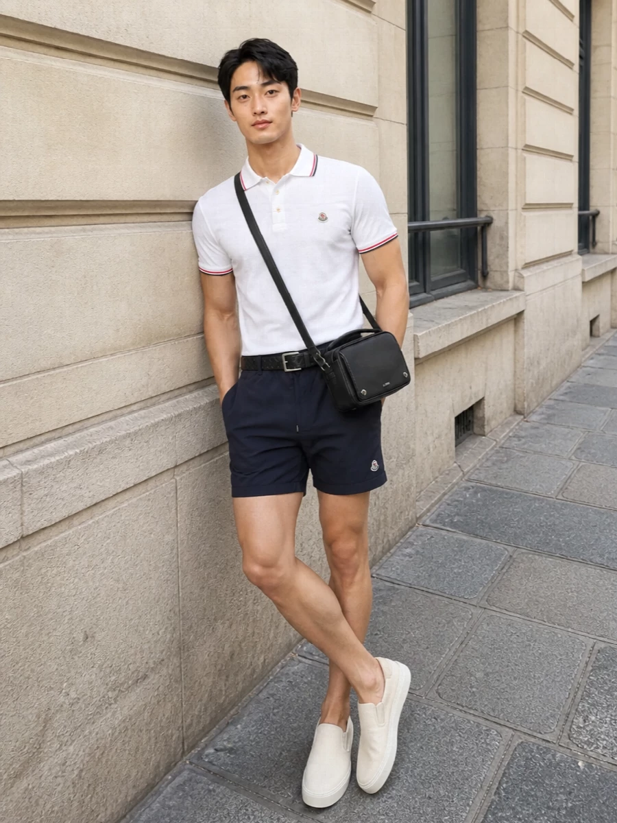 Moncler swim shorts polo loewe crossbody
