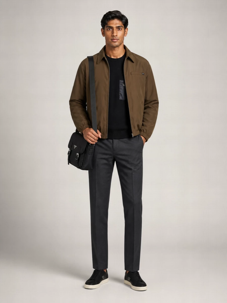 Prada Single-Breasted Coat