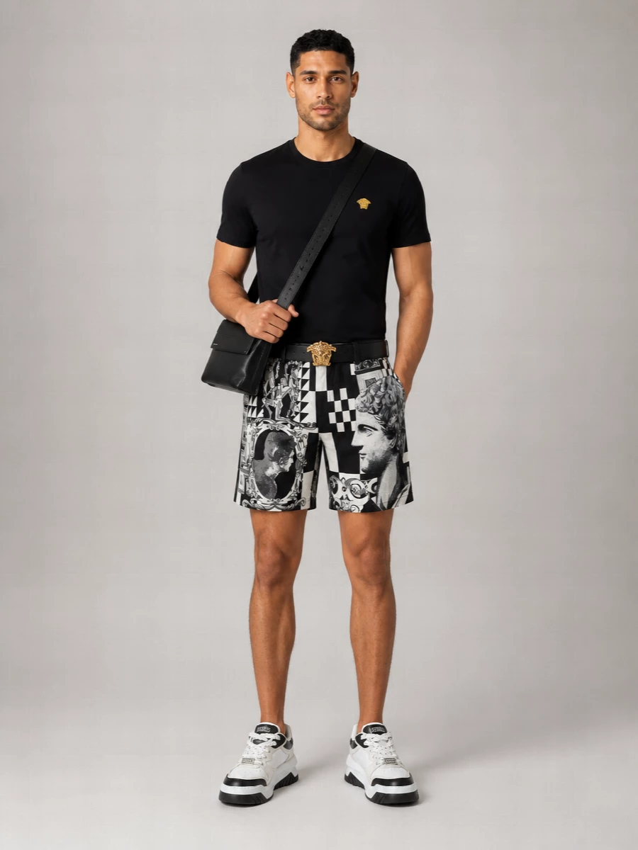 Versace Printed Swim Shorts