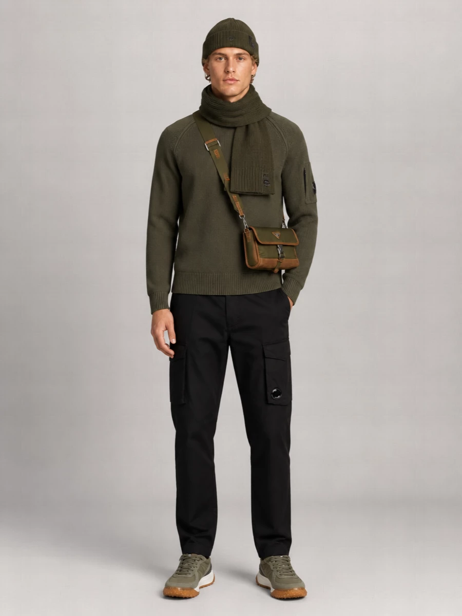 C.P. Company chenille crewneck sweater