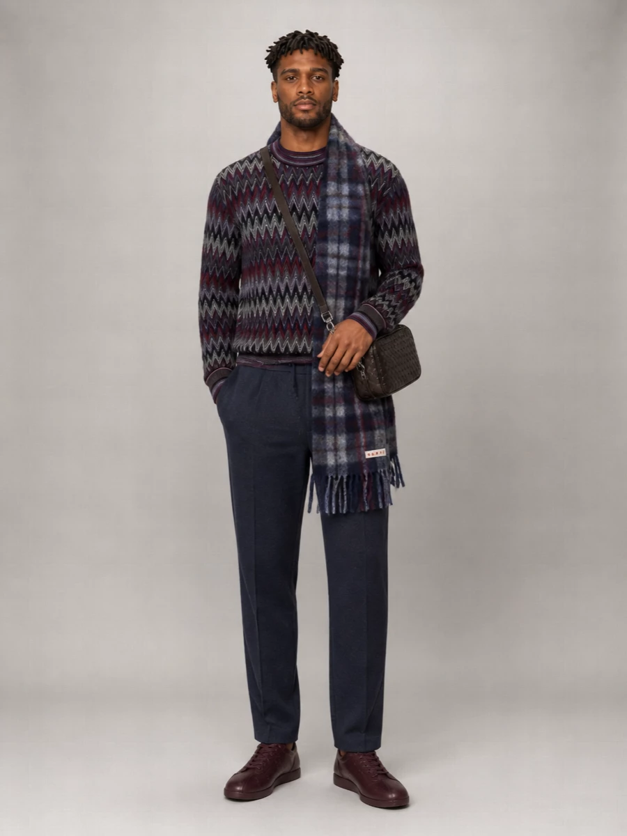 Missoni Wool Zigzag Pattern Jumper