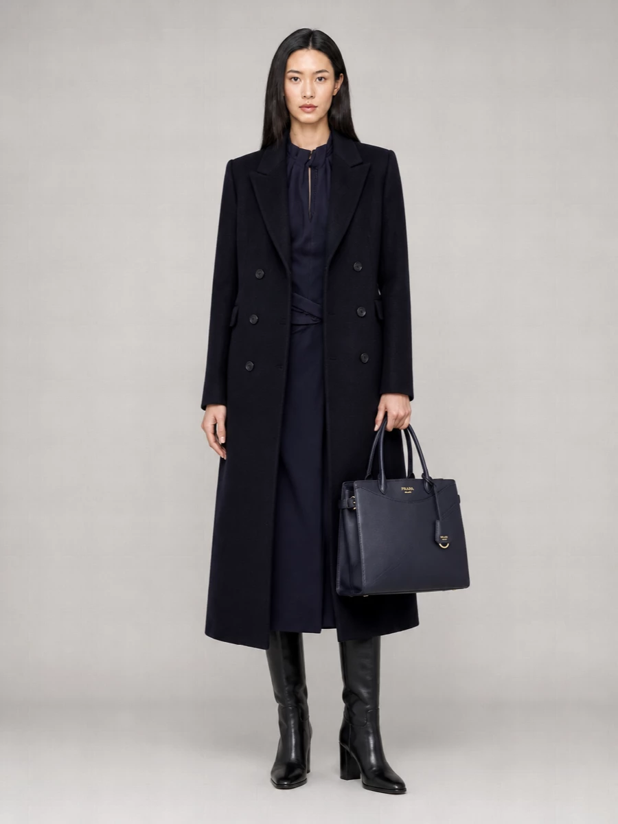 Prada Large Leather Shoulder Bag