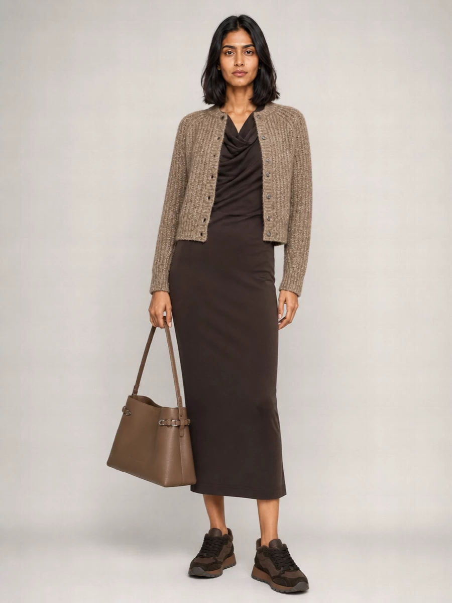 Brunello Cucinelli Cashmere Silk Sequin Cardigan