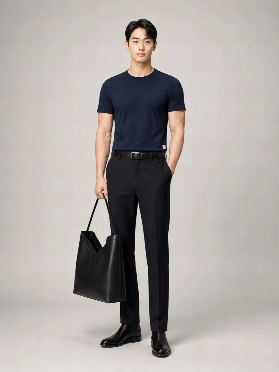 Saint Laurent Loose-Fit Crewneck T-Shirt