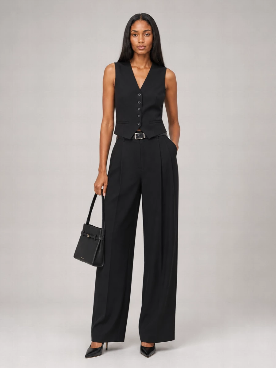 The Frankie Shop Wide-Leg Trousers