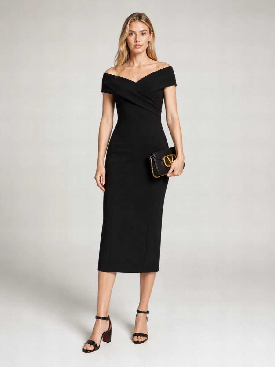 Valentino Garavani Locò Small Leather Clutch Bag