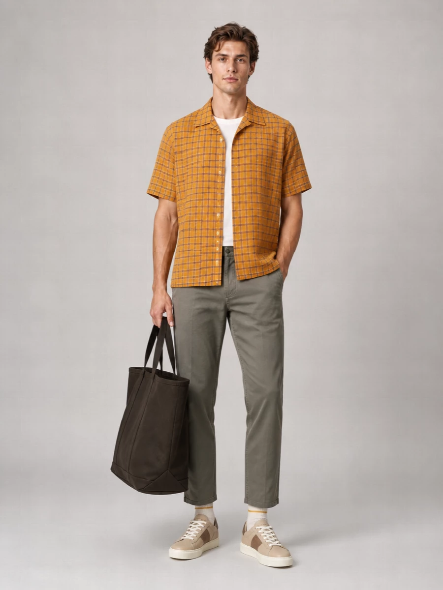 Beams Plus Plaid Casual Shirt