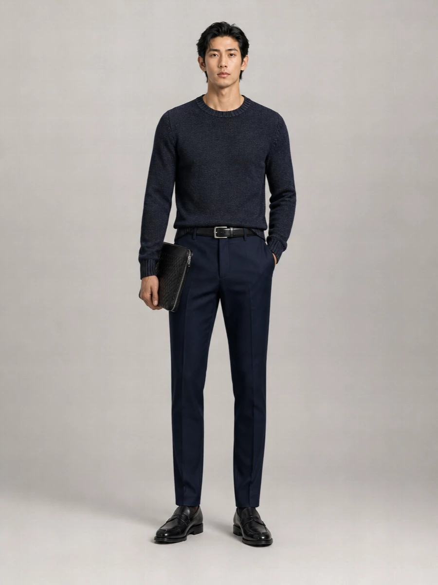 Dondup Cotton Chino Tailored Trousers