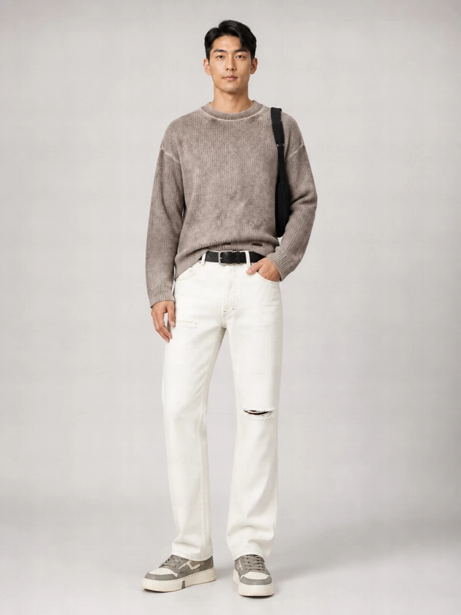 Represent Baggy Straight-Leg Denim Jeans