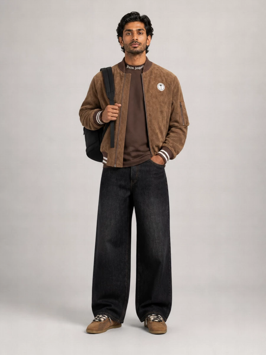 Represent Leather Low-Top Sneakers