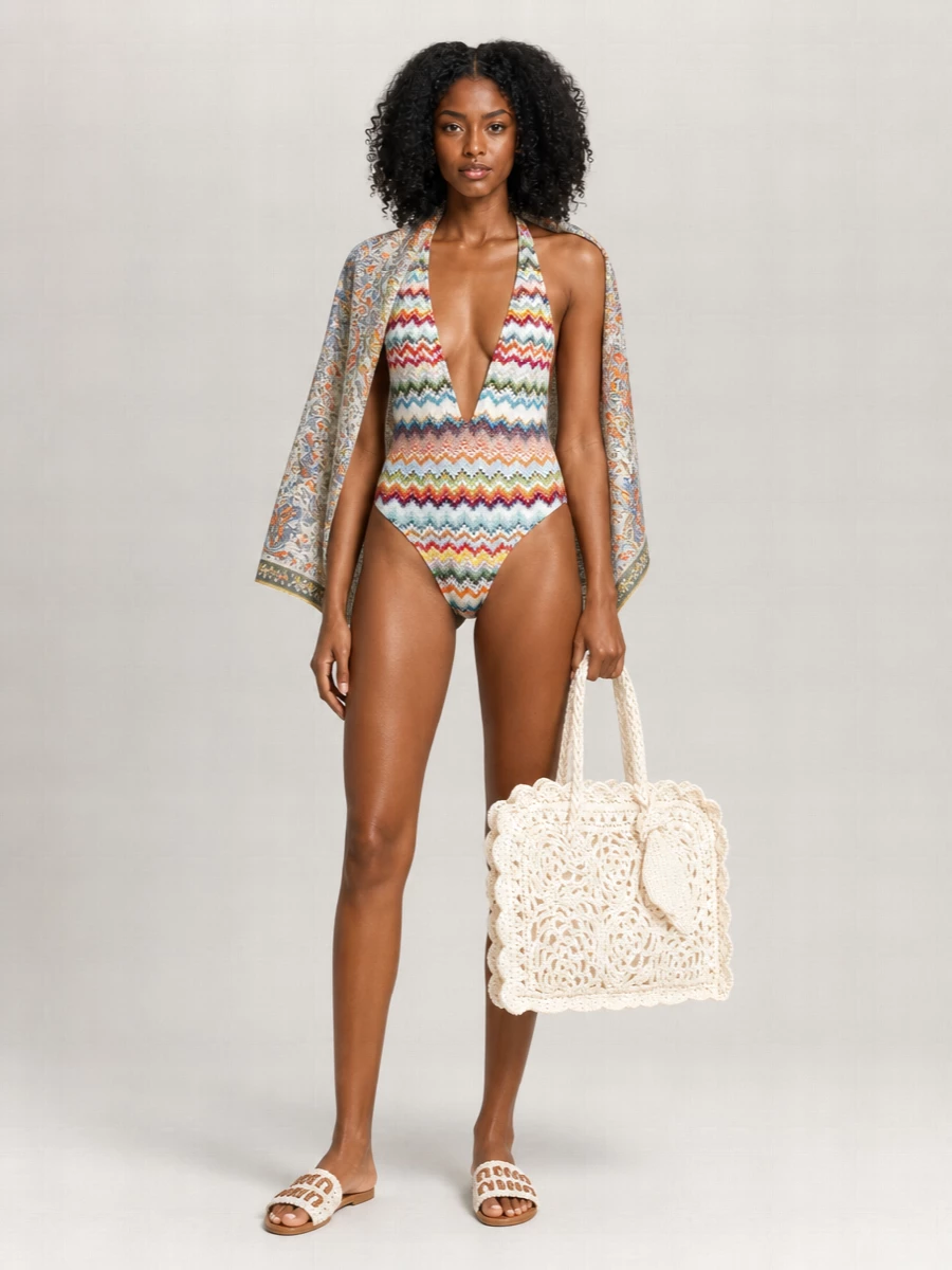 Missoni Zigzag One-Piece Swimsuit