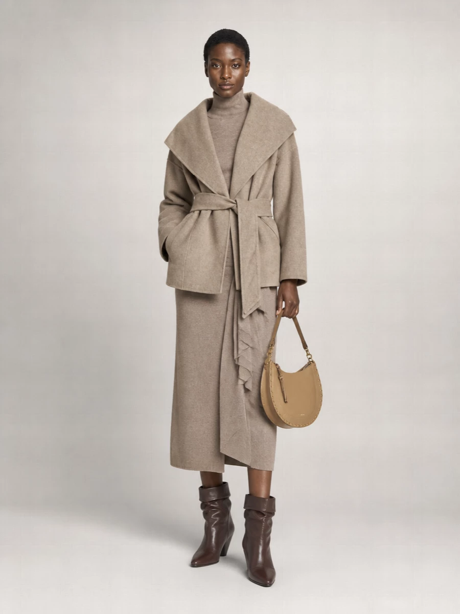 Isabel Marant cashmere wool fitted coat