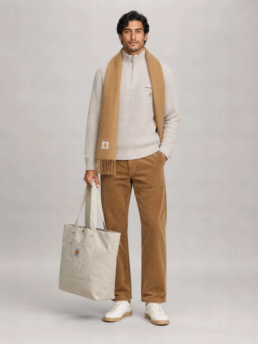 Carhartt Wip Ribbed Half Zip Sweater