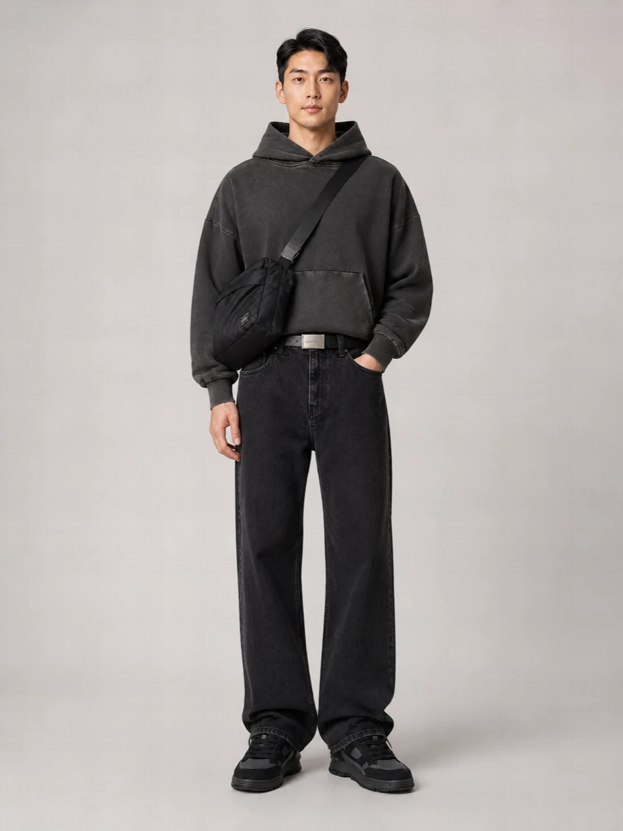 Entire Studios Black Denim Slim Jeans