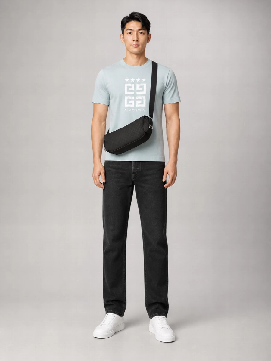 Givenchy Cotton Ribbed Crew-Neck Printed T-Shirt