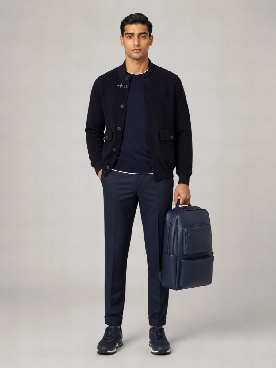 Fay Wool Bomber Jacket